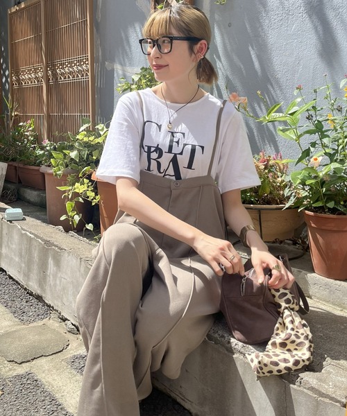 deux amour(ドゥーザムール)の「CREAT Tシャツ(Tシャツ/カットソー・レディース・ワインレッド/ホワイト/チャコールグレー/ブラック・M~L)」の12枚目の写真