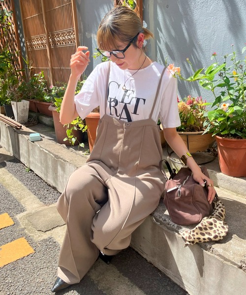 deux amour(ドゥーザムール)の「CREAT Tシャツ(Tシャツ/カットソー・レディース・ワインレッド/ホワイト/チャコールグレー/ブラック・M~L)」の13枚目の写真