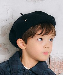 apres les cours | プレート付きベレー(ハット)