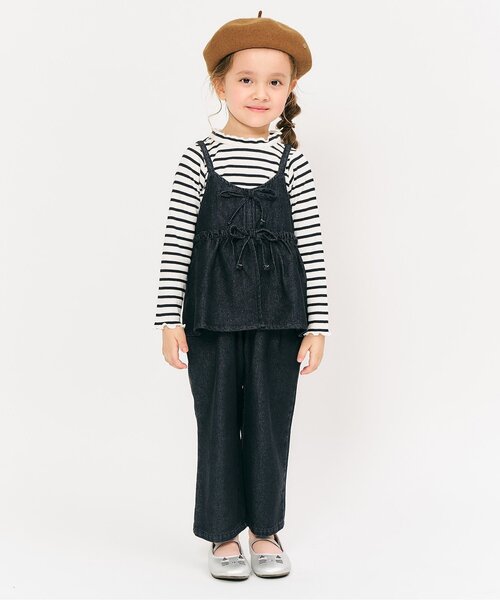 apres les cours（アプレレクール）の「プレート付きベレー（ハット・キッズ・ブラック/アイボリー/キャメル・50/54/58）」の11枚目の写真