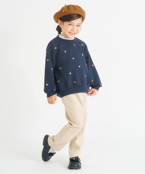 apres les cours（アプレレクール）の「プレート付きベレー（ハット・キッズ・ブラック/アイボリー/キャメル・50/54/58）」の12枚目の写真