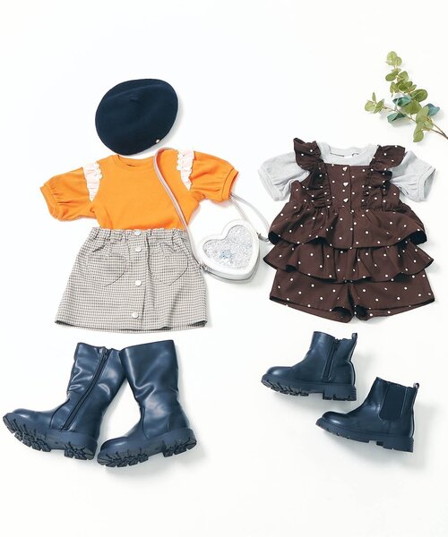 apres les cours（アプレレクール）の「プレート付きベレー（ハット・キッズ・ブラック/アイボリー/キャメル・50/54/58）」の15枚目の写真