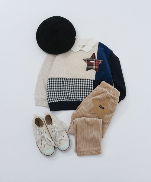 apres les cours（アプレレクール）の「プレート付きベレー（ハット・キッズ・ブラック/アイボリー/キャメル・50/54/58）」の18枚目の写真