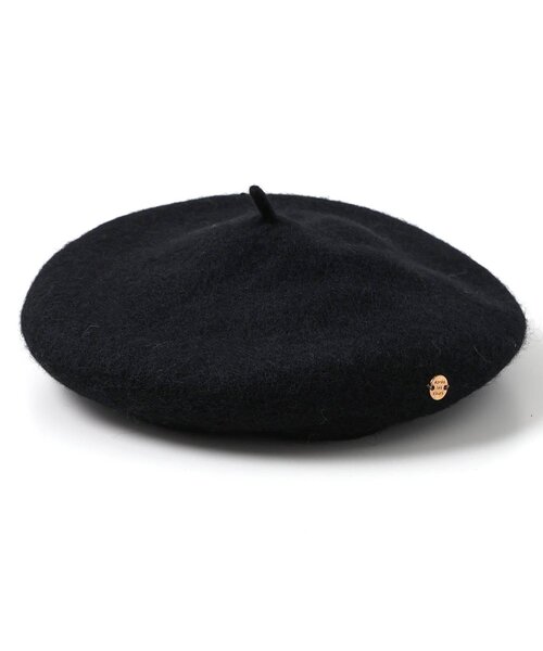 apres les cours（アプレレクール）の「プレート付きベレー（ハット・キッズ・ブラック/アイボリー/キャメル・50/54/58）」の22枚目の写真