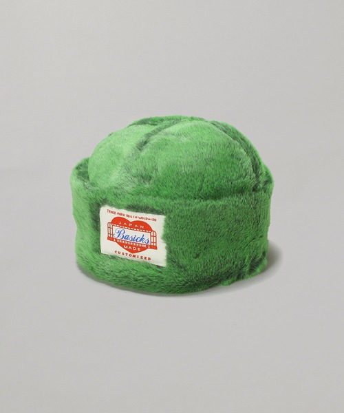 セール】BASICKS Faux Chinchilla Beanie S25-1204（ニットキャップ