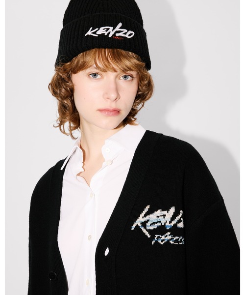 セール】'Kenzo x Futura 2000' ウール カーディガン ユニセックス