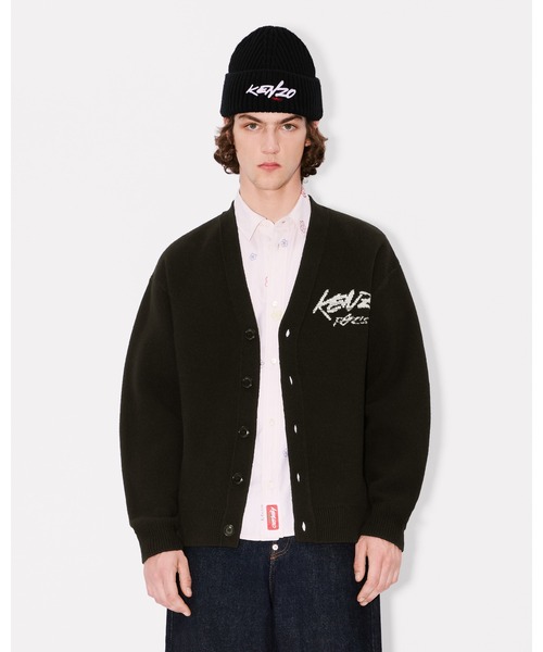 KENZO(ケンゾー)の「'Kenzo x Futura 2000' ウール カーディガン ユニセックス(カーディガン/ボレロ・メンズ・ブラック系その他5・LARGE/MEDIUM/SMALL)」の5枚目の写真