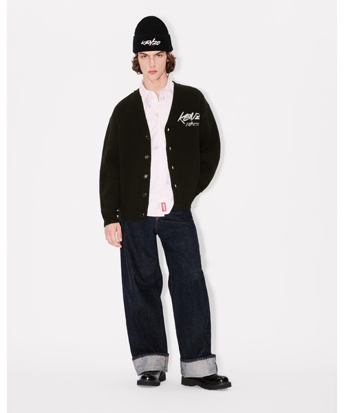KENZO(ケンゾー)の「'Kenzo x Futura 2000' ウール カーディガン ユニセックス(カーディガン/ボレロ・メンズ・ブラック系その他5・LARGE/MEDIUM/SMALL)」の7枚目の写真