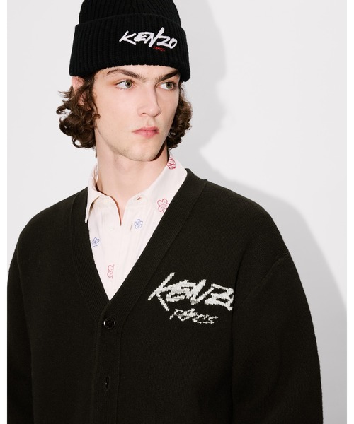 KENZO(ケンゾー)の「'Kenzo x Futura 2000' ウール カーディガン ユニセックス(カーディガン/ボレロ・メンズ・ブラック系その他5・LARGE/MEDIUM/SMALL)」の8枚目の写真