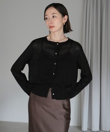 UVカット接触冷感シアーカーディガン