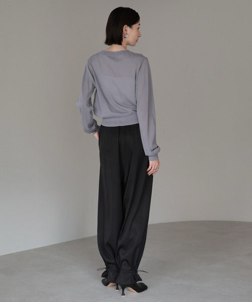 amini（アミニ）の「UVカット接触冷感シアーカーディガン（カーディガン/ボレロ・レディース・ネイビー/ホワイト/レッド/ブラック/グレー・MEDIUM）」の17枚目の写真