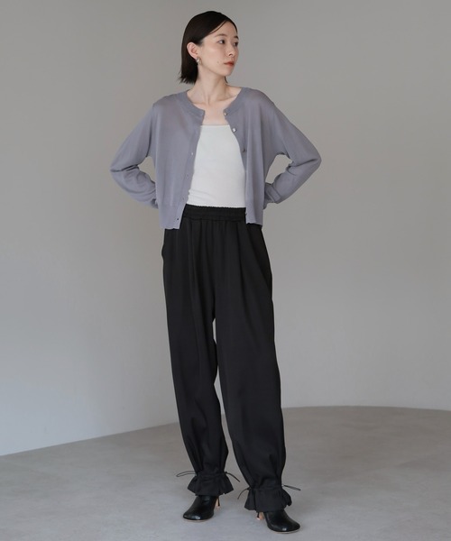 amini（アミニ）の「UVカット接触冷感シアーカーディガン（カーディガン/ボレロ・レディース・ネイビー/ホワイト/レッド/ブラック/グレー・MEDIUM）」の19枚目の写真