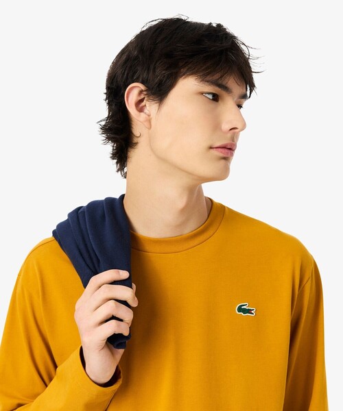 LACOSTE（ラコステ）の「ラコステゴルフバックプリントウルトラドライロングスリーブTシャツ（Tシャツ/カットソー・メンズ・イエロー・3/5/4）」の5枚目の写真