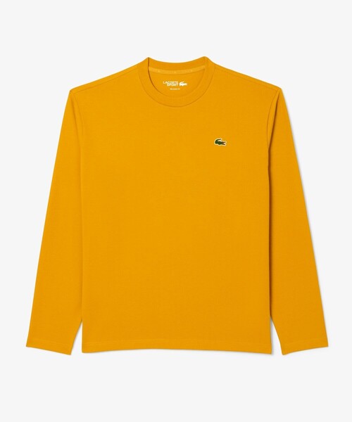 LACOSTE（ラコステ）の「ラコステゴルフバックプリントウルトラドライロングスリーブTシャツ（Tシャツ/カットソー・メンズ・イエロー・3/5/4）」の3枚目の写真