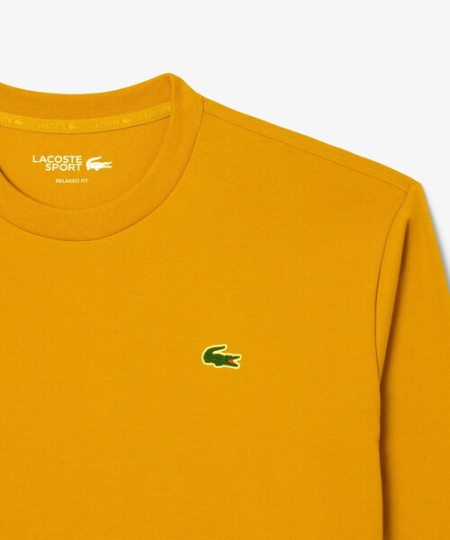LACOSTE（ラコステ）の「ラコステゴルフバックプリントウルトラドライロングスリーブTシャツ（Tシャツ/カットソー・メンズ・イエロー・3/5/4）」の7枚目の写真