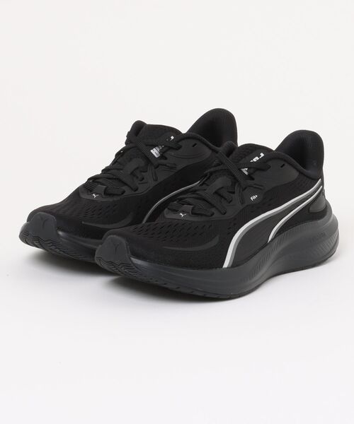 PUMA(プーマ)の「PUMA プーマ SKYROCKET LITE 2 WIDE【軽量/幅広】レディーススニーカー ランニング(スカイロケットライト2ワイド)(スニーカー・レディース・ライトブルー/ブラック/ブラック系その他・22.5cm/23.5cm/24.5cm/23.0cm/24.0cm)」の2枚目の写真