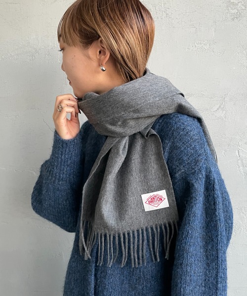DANTON/ダントン] カシミヤ混ウールマフラー（マフラー）｜DANTON
