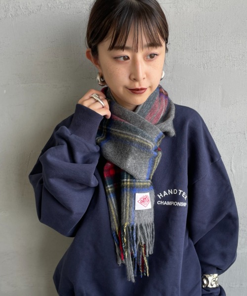 DANTON/ダントン] カシミヤ混ウールマフラー（マフラー）｜DANTON