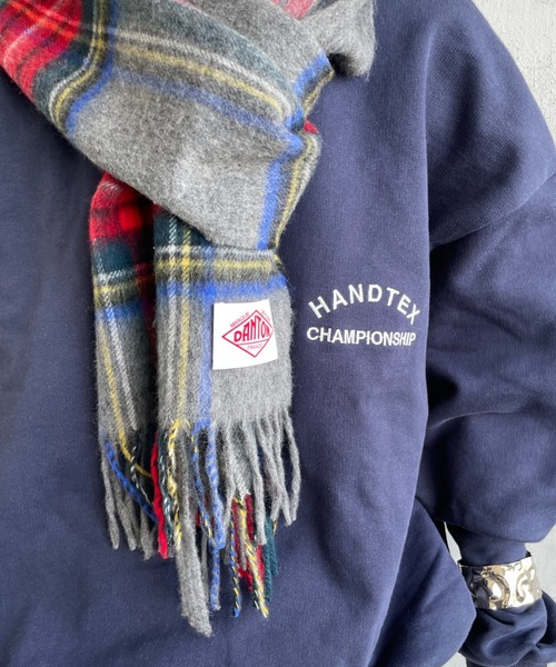 DANTON（ダントン）の「[DANTON/ダントン] カシミヤ混ウールマフラー（マフラー・レディース・チャコールグレー/グレー系/レッド/ベージュ系/ベージュ・ONE SIZE）」の16枚目の写真