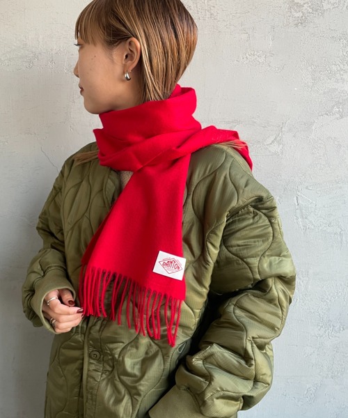 DANTON（ダントン）の「[DANTON/ダントン] カシミヤ混ウールマフラー（マフラー・レディース・チャコールグレー/グレー系/レッド/ベージュ系/ベージュ・ONE SIZE）」の22枚目の写真