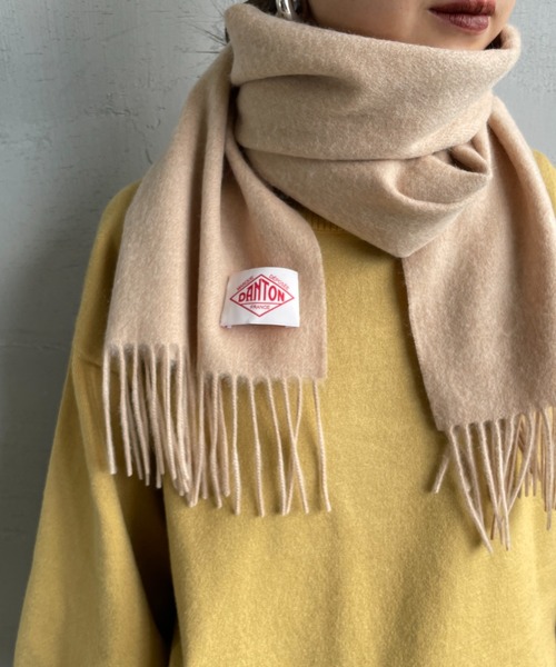 DANTON/ダントン] カシミヤ混ウールマフラー（マフラー）｜DANTON