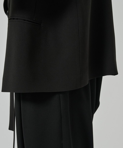 UJOH(ウジョー)の「【UJOH HOMME/ウジョー】Spencer JKT(テーラードジャケット・メンズ・ブラック/ブラウン・4/5)」の10枚目の写真