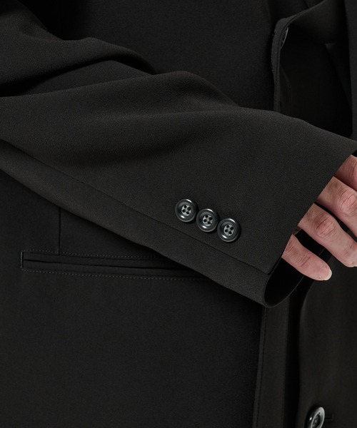 UJOH(ウジョー)の「【UJOH HOMME/ウジョー】Spencer JKT(テーラードジャケット・メンズ・ブラック/ブラウン・4/5)」の11枚目の写真