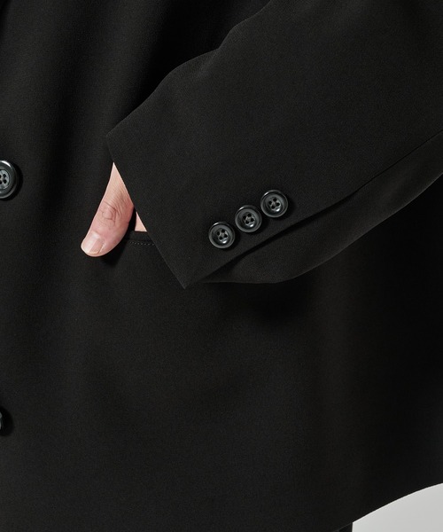 UJOH(ウジョー)の「【UJOH HOMME/ウジョー】Spencer JKT(テーラードジャケット・メンズ・ブラック/ブラウン・4/5)」の13枚目の写真