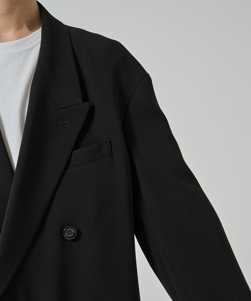 UJOH(ウジョー)の「【UJOH HOMME/ウジョー】Spencer JKT(テーラードジャケット・メンズ・ブラック/ブラウン・4/5)」の15枚目の写真