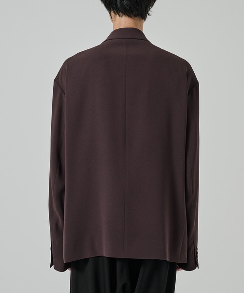 UJOH(ウジョー)の「【UJOH HOMME/ウジョー】Spencer JKT(テーラードジャケット・メンズ・ブラック/ブラウン・4/5)」の19枚目の写真
