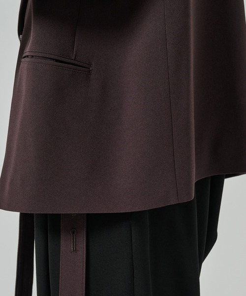 UJOH(ウジョー)の「【UJOH HOMME/ウジョー】Spencer JKT(テーラードジャケット・メンズ・ブラック/ブラウン・4/5)」の22枚目の写真