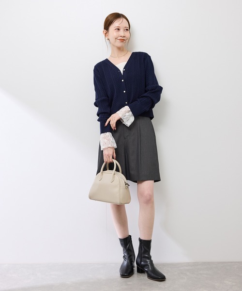 ROPE' PICNIC（ロペピクニック）の「袖レースカットトップス（Tシャツ/カットソー・レディース・ホワイト/ブラック・FREE）」の21枚目の写真