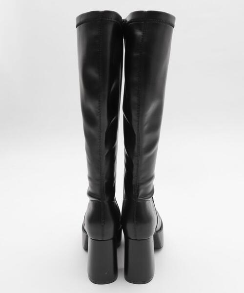 WEGO（ウィゴー）の「WEGO/【25年秋冬新作】ストレッチヒールロングブーツ（ブーツ・レディース・ブラック/ブラック系その他・LARGE/MEDIUM/SMALL/X-LARGE）」の20枚目の写真