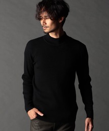 NICOLE CLUB FOR MEN | 12G リブハイネックニット(ニット/セーター)