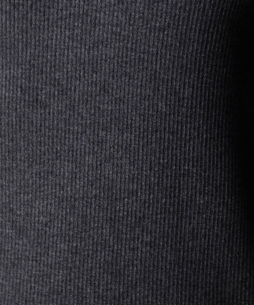 NICOLE CLUB FOR MEN（ニコルクラブフォーメン）の「12G リブハイネックニット（ニット/セーター・メンズ・チャコール/ターコイズブルー/オフホワイト/ブラック・MEDIUM/X-LARGE/LARGE）」の13枚目の写真