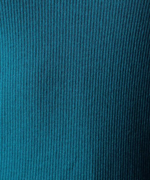 NICOLE CLUB FOR MEN（ニコルクラブフォーメン）の「12G リブハイネックニット（ニット/セーター・メンズ・チャコール/ターコイズブルー/オフホワイト/ブラック・MEDIUM/X-LARGE/LARGE）」の15枚目の写真