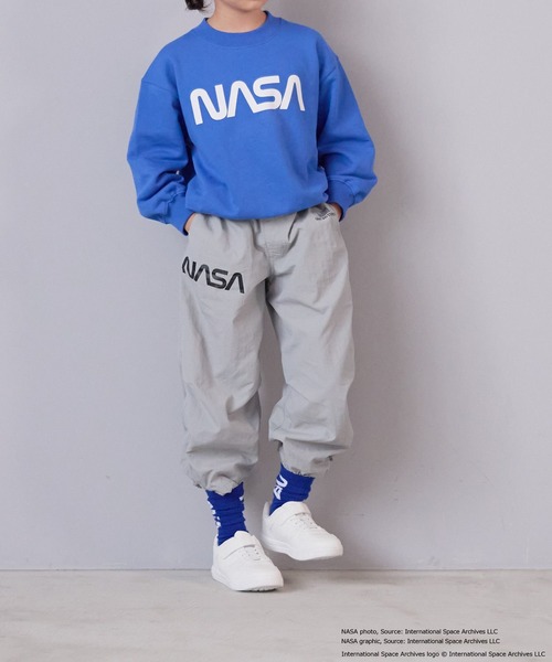 LOWRYS FARM（ローリーズファーム）の「ＮＡＳＡナイロンパンツ　593052（その他パンツ・キッズ・ブラック/オフホワイト/グレー・150cm/140cm/130cm/120cm/110cm）」の16枚目の写真