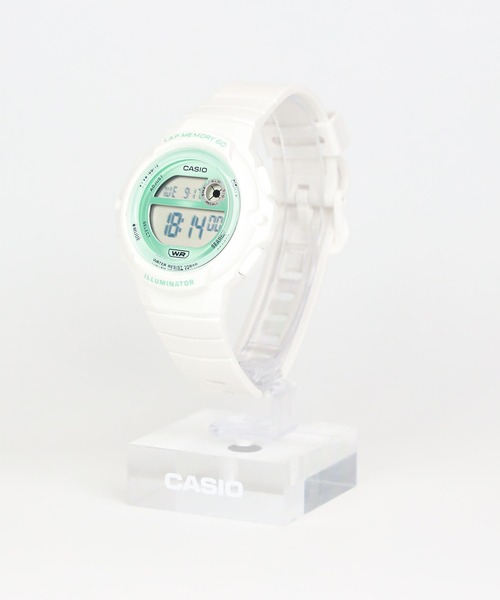 CASIO(カシオ)の「CASIO Collection / LWS-1200H-7A3JF(デジタル腕時計・レディース・ホワイト×グリーン・FREE)」の3枚目の写真