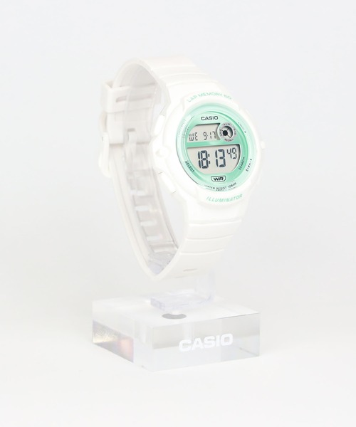 CASIO(カシオ)の「CASIO Collection / LWS-1200H-7A3JF(デジタル腕時計・レディース・ホワイト×グリーン・FREE)」の2枚目の写真