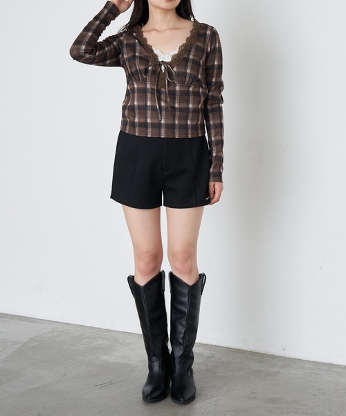 RAY CASSIN（レイカズン）の「ポンチマイクロショーツ（その他パンツ・レディース・グレー/ブラック/ブラウン系その他2・FREE）」の13枚目の写真