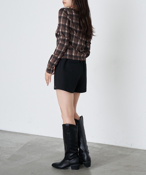 RAY CASSIN（レイカズン）の「ポンチマイクロショーツ（その他パンツ・レディース・グレー/ブラック/ブラウン系その他2・FREE）」の17枚目の写真