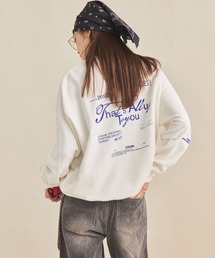 MIRROR STOKE | 【ZOZO限定】BACK LOGO SWEATSHIRT/バックロゴスウェットシャツ(スウェット)