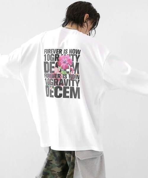 ブロッサムロゴバックプリントロンT