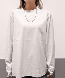 BACK NUMBER(バックナンバー)【メンズ】【店舗で人気】【さらっと心地良い】シルケット加工ロングスリーブTシャツ(遮熱・接触冷感)