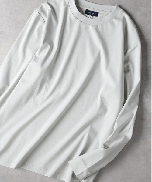BACK NUMBER（バックナンバー）の「【BACK NUMBER】シルケット加工ロングスリーブTシャツ（Tシャツ/カットソー）」 - WEAR