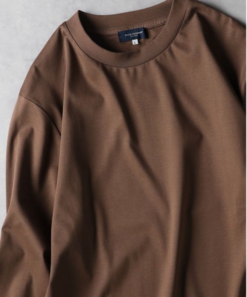 BACK NUMBER（バックナンバー）の「【BACK NUMBER】シルケット加工ロングスリーブTシャツ（Tシャツ/カットソー）」 - WEAR