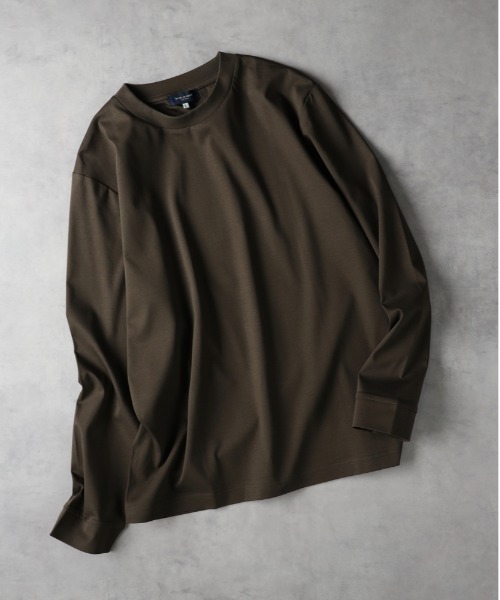BACK NUMBER】シルケット加工ロングスリーブTシャツ（Tシャツ
