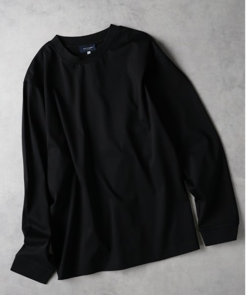 BACK NUMBER(バックナンバー)の「BACK NUMBER(バックナンバー)【メンズ】【店舗で人気】【さらっと心地良い】シルケット加工ロングスリーブTシャツ(遮熱・接触冷感)(Tシャツ/カットソー・メンズ・オリーブ/ブラック/シルバー/グレー/ブラウン/ホワイト・M/L/XL/S)」の19枚目の写真