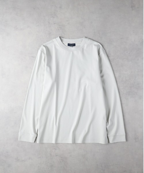 BACK NUMBER(バックナンバー)の「BACK NUMBER(バックナンバー)【メンズ】【店舗で人気】【さらっと心地良い】シルケット加工ロングスリーブTシャツ(遮熱・接触冷感)(Tシャツ/カットソー・メンズ・オリーブ/ブラック/シルバー/グレー/ブラウン/ホワイト・M/L/XL/S)」の12枚目の写真