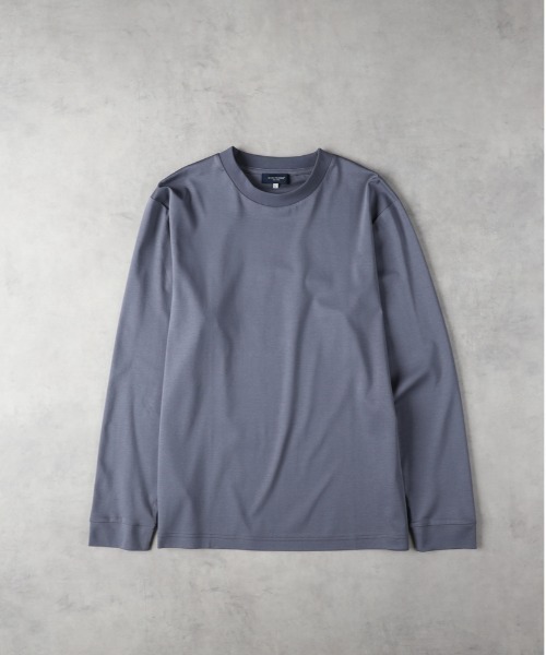 BACK NUMBER(バックナンバー)の「BACK NUMBER(バックナンバー)【メンズ】【店舗で人気】【さらっと心地良い】シルケット加工ロングスリーブTシャツ(遮熱・接触冷感)(Tシャツ/カットソー・メンズ・オリーブ/ブラック/シルバー/グレー/ブラウン/ホワイト・M/L/XL/S)」の13枚目の写真
